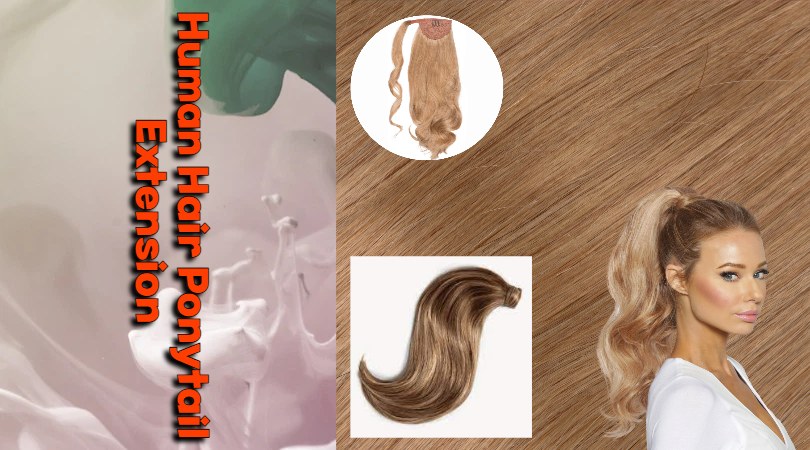 Human Hair Ponytail Extension